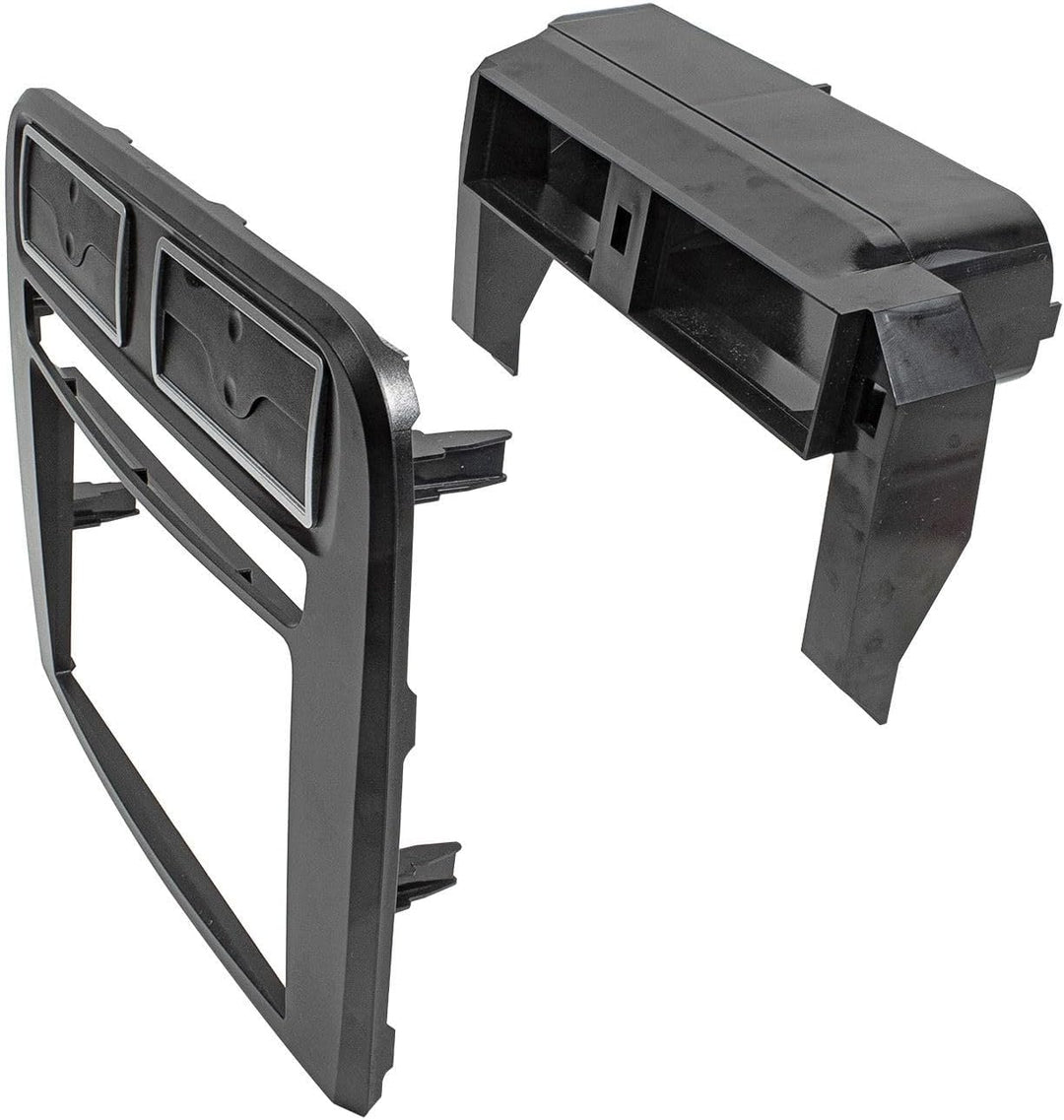 tomzz Audio 2414-046 Doppel DIN Radioblende kompatibel mit FIAT Grande Punto 199 2005-2009 schwarz