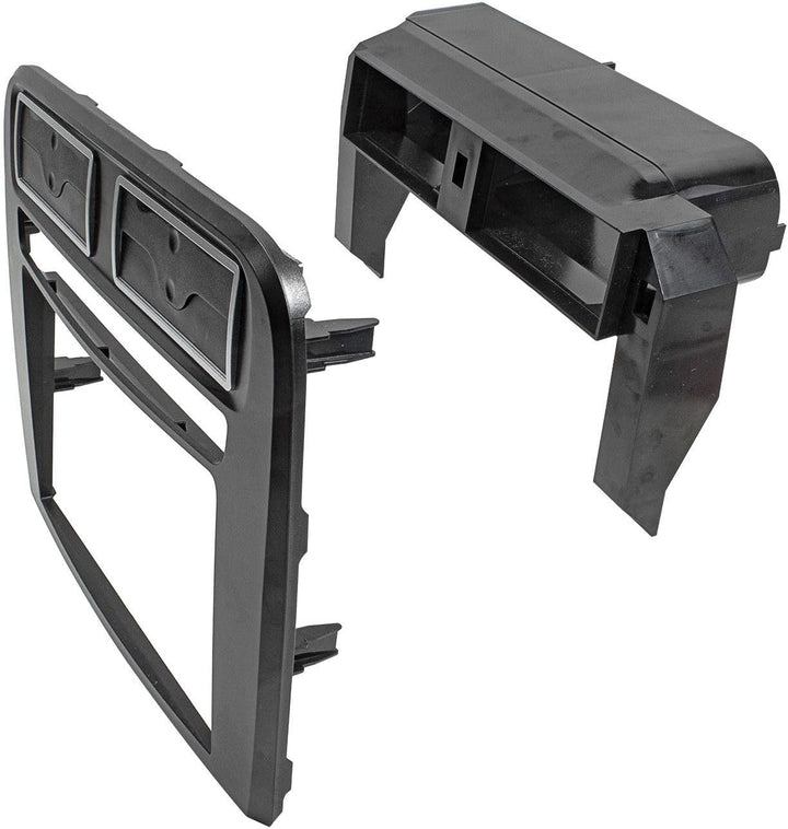 tomzz Audio 2414-046 Doppel DIN Radioblende kompatibel mit FIAT Grande Punto 199 2005-2009 schwarz