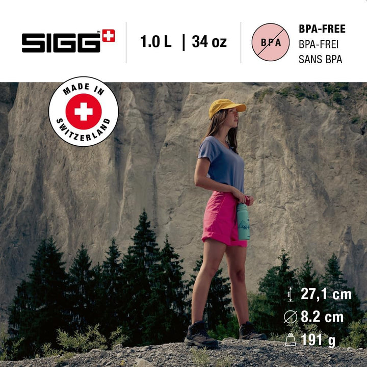 Sigg - Alu Trinkflasche - WMB ONE - Made in Switzerland - ClimatePartner Zertifiziert - Kohlensäure
