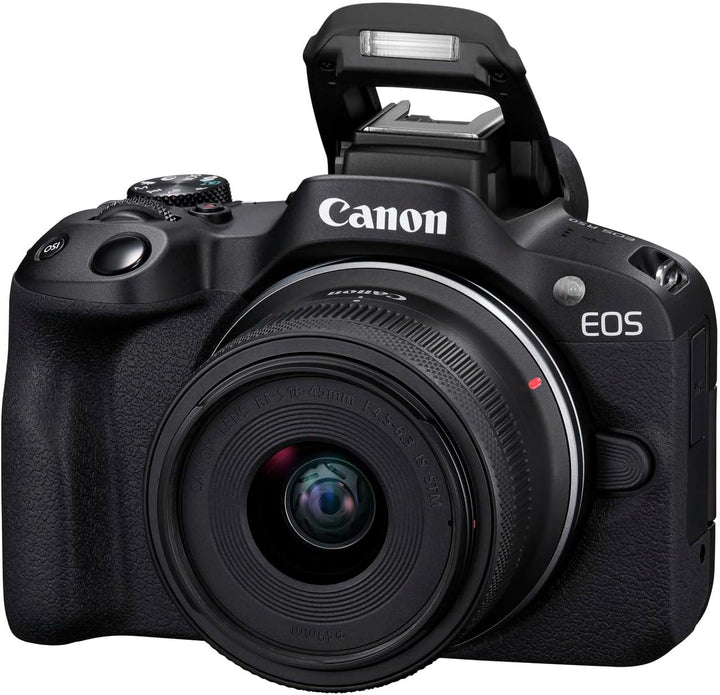 Canon EOS R50 Systemkamera + RF-S 18-45 is STM Objektiv + RF-S 55-210mm F5-7.1 is STM - Spiegellose