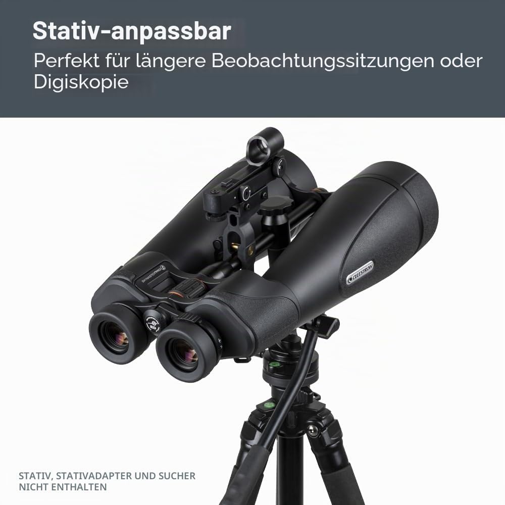 Celestron 72035 SkyMaster Pro ED 20x80 Astronomie-Fernglas mit ED-Glas und grosser Blende für Beobac