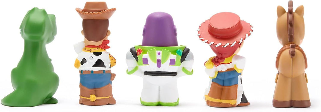Disney Store Official - Toy Story - Badespielzeugset - 5 Teile - Mit Buzz Lightyear, Woody, Jessie,