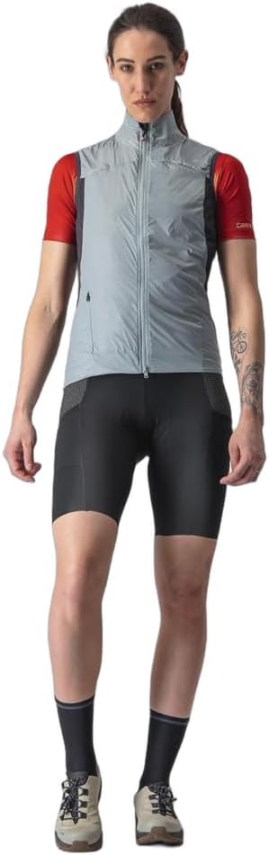 CASTELLI Damen Unlimited W Puffy Vest Sports vest M Eisverteidiger/Silbergrau, M Eisverteidiger/Silb