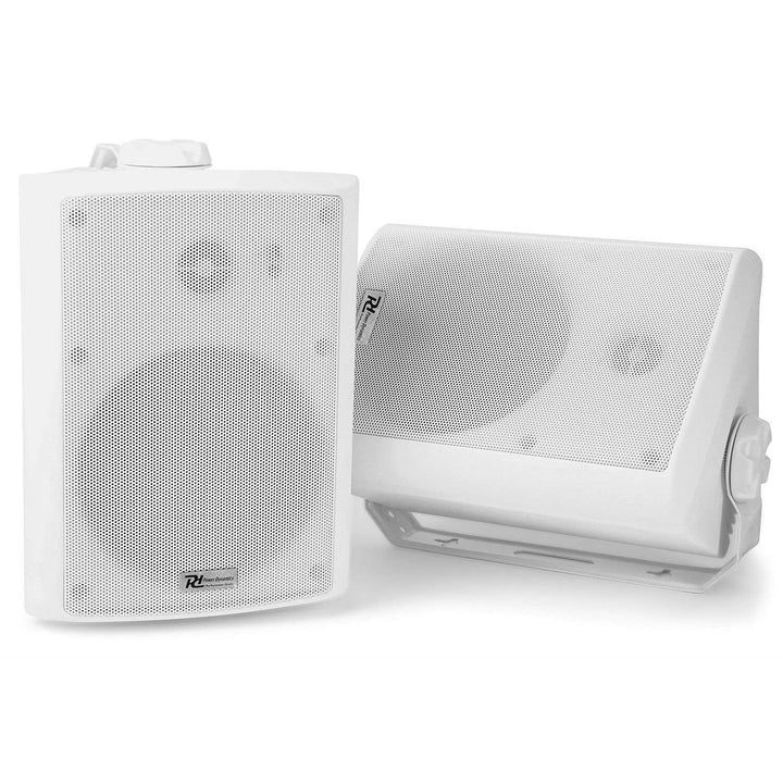 Power Dynamics WS40A Bluetooth und WiFi Lautsprecher-Set 200 Watt 4 Zoll Weiss