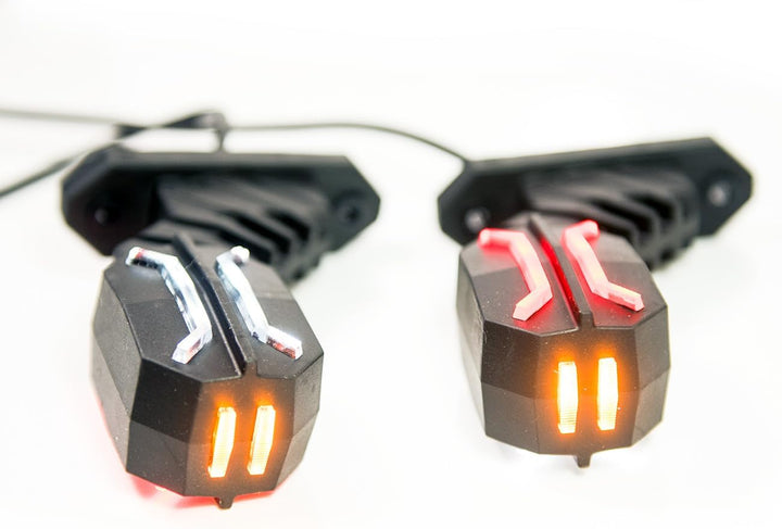 2 x LED Gummi Begrenzungsleuchte Seitenleuchte modern 12V 24V mit E-Prüfzeichen Positionsleuchte Aut
