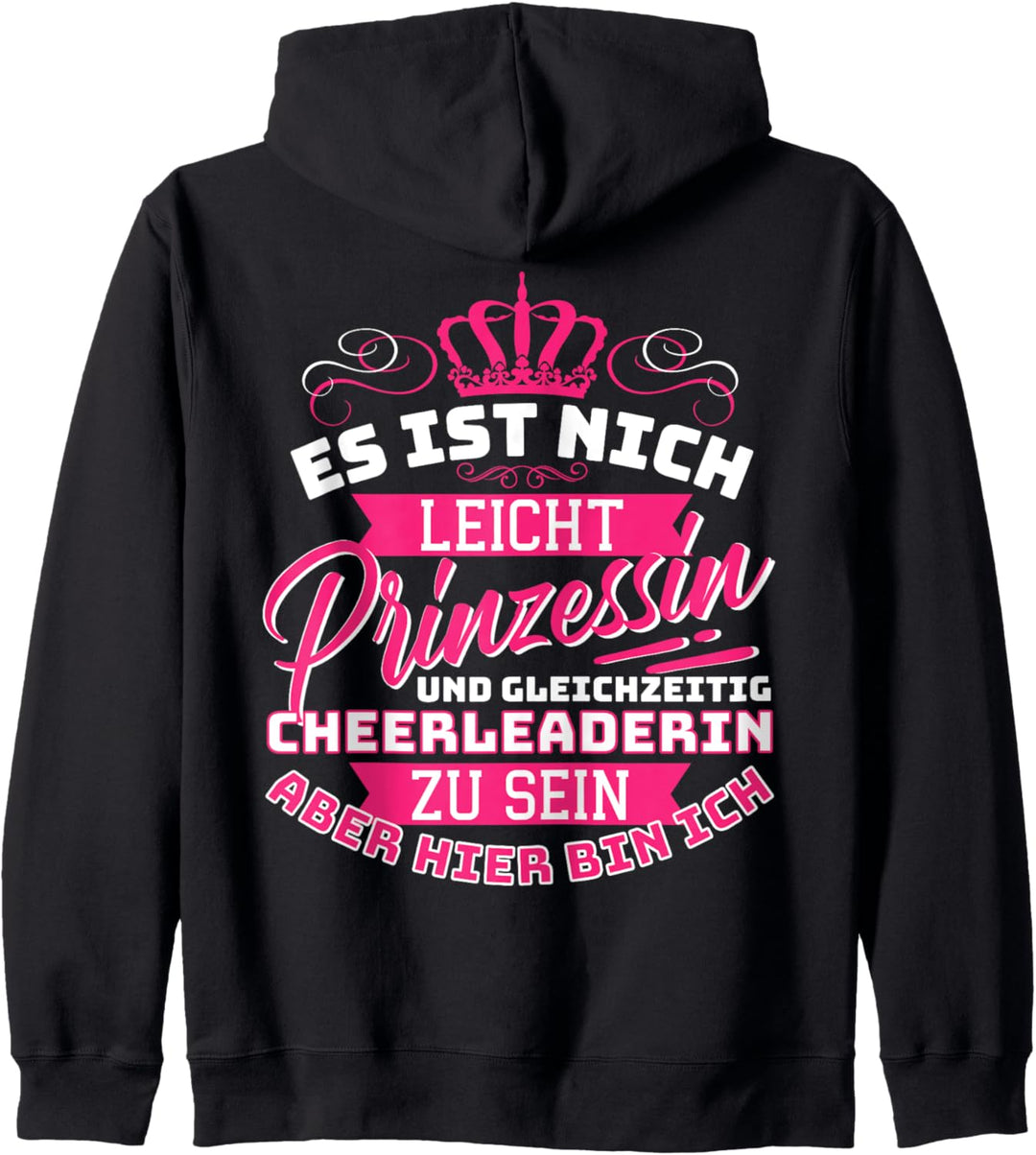 Cheer Leading Prinzessin Spruch! Ich liebe Cheerleading Kapuzenjacke