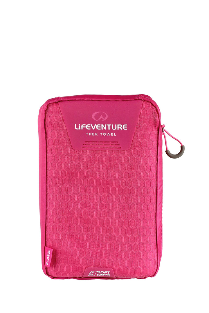 Lifeventure Soft Fibre, Quick Drying, Compact, Beach & Travel Towel, Size Giant, Pink Riesig Blau, R