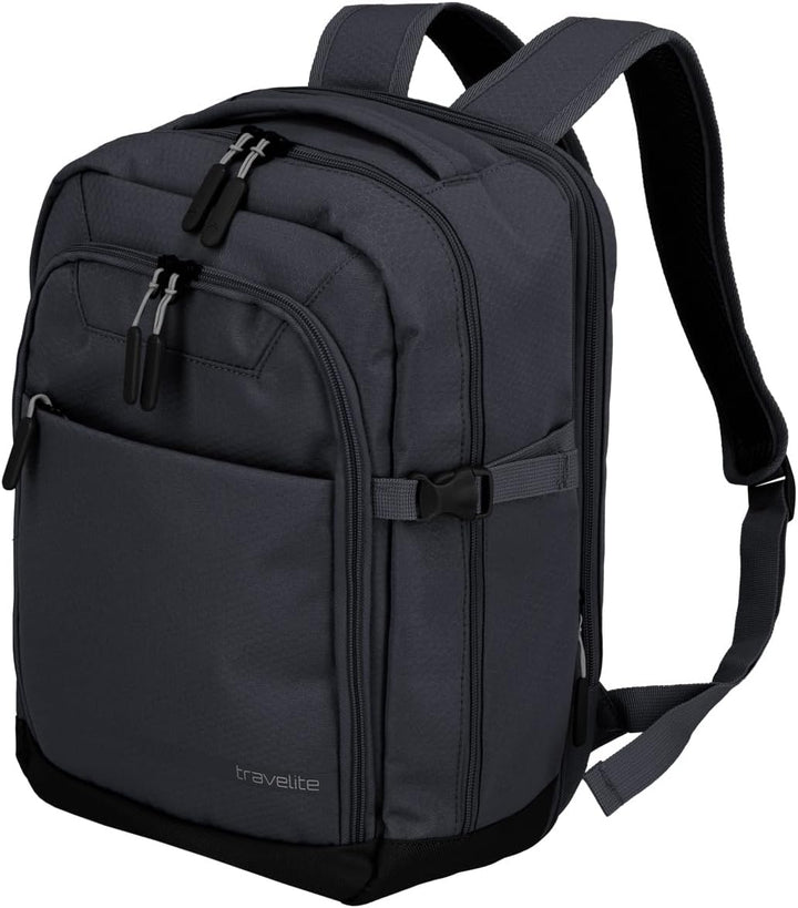Travelite Handgepäck Rucksack, RyanAir Masse, KICK OFF, Laptop Rucksack 13 Zoll, Praktischer Rucksac