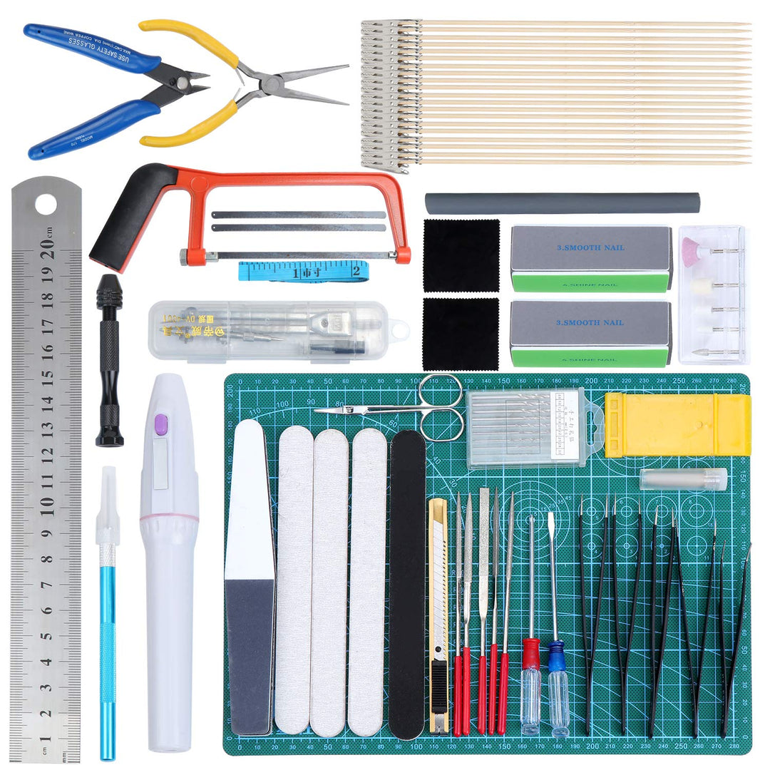 WiMas 64 STÜCKE Gundam Modellierer Basic Tools, Gundam Modeler Grundwerkzeuge, Modellierer für Grund