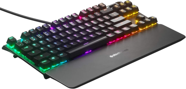 SteelSeries Apex 7 TKL - Mechanische Gaming-Tastatur - Kompakt (TKL) - OLED Smart Display - Blau Sch