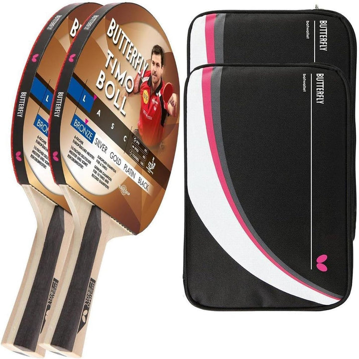 Butterfly® Timo Boll Bronze Tischtennisschläger | Tischtennis Racket Bat TT Hobbyschläger für ambiti