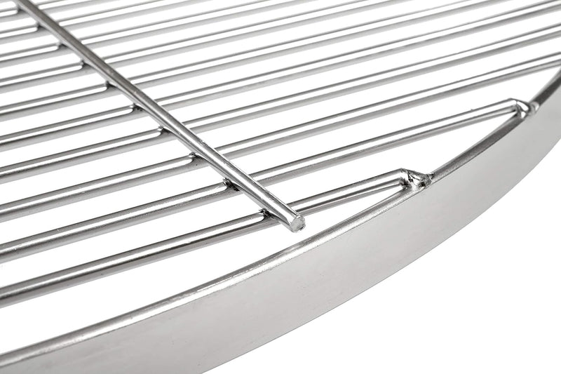 HeRo24 50 cm GRILLROST EDELSTAHL FÜR SCHWENKGRILL DREIBEIN ZUM AUFHÄNGEN 3 X 8 mm LÖCHER