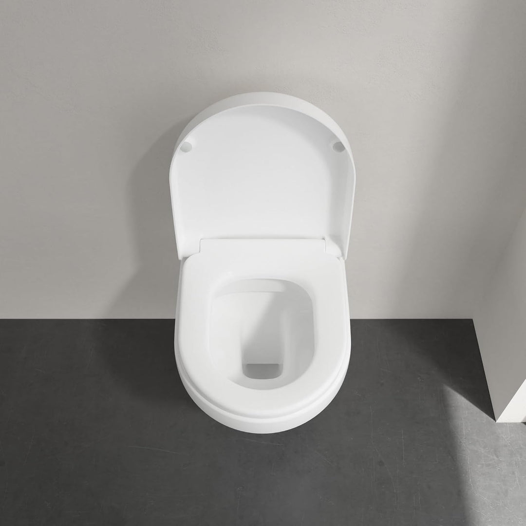 Villeroy und Boch WC Sitz compact Architectura 9M66S2, weiss, 9M66S201 Compact | D-Form | SoftClose