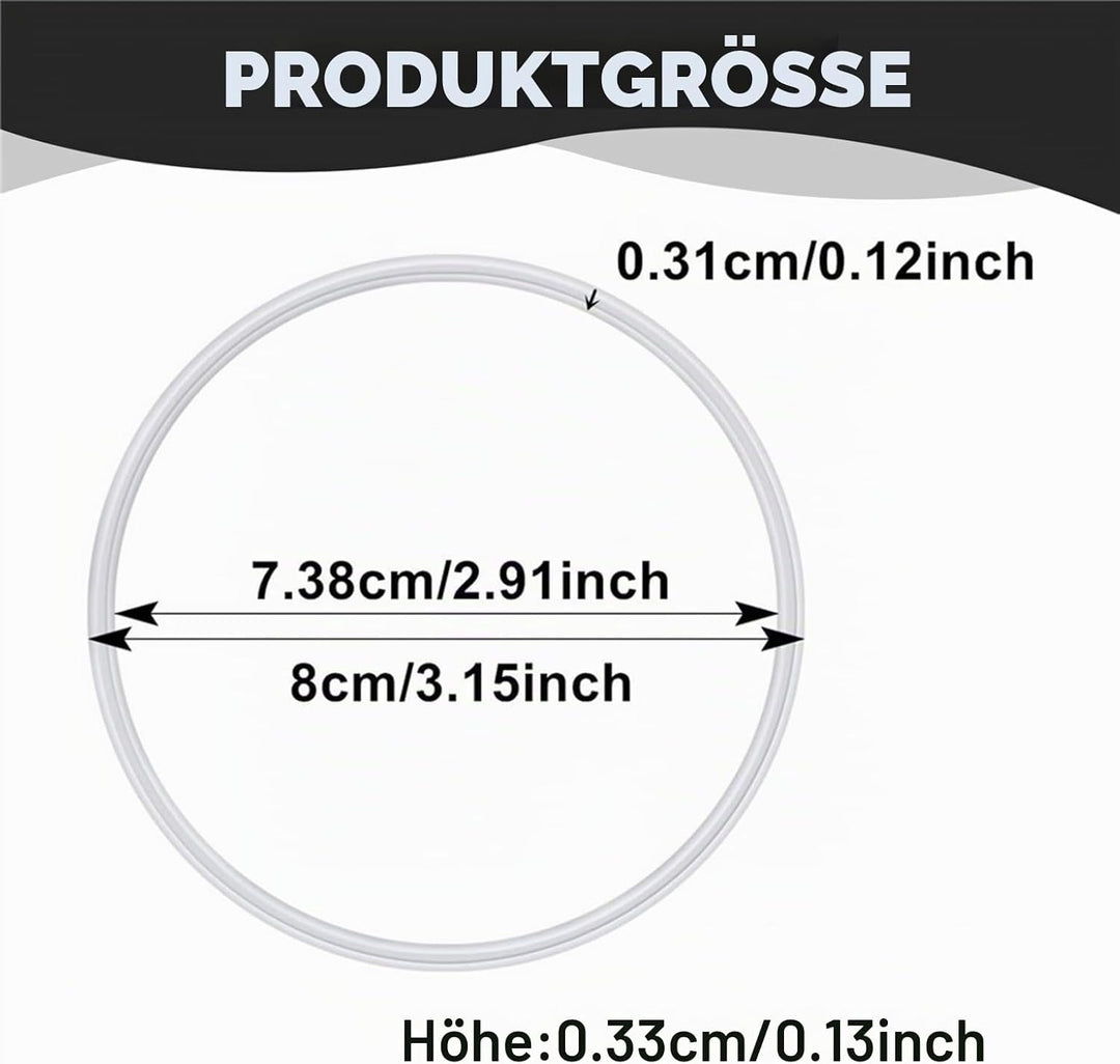 Duokon Siegelring, Mixer Ersatzteile Neue Ersatzdichtungen Gummidichtring Weisser O-Ring Flexible Te