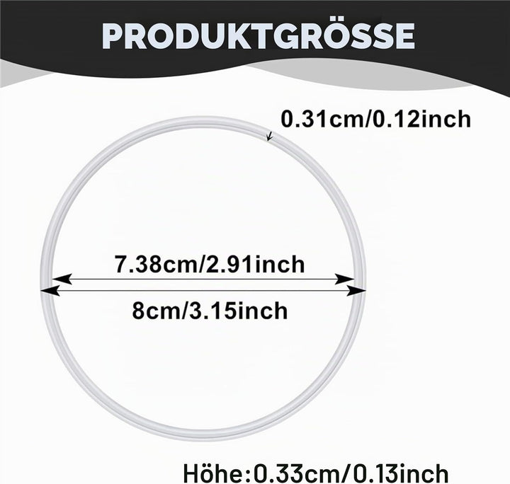 Duokon Siegelring, Mixer Ersatzteile Neue Ersatzdichtungen Gummidichtring Weisser O-Ring Flexible Te