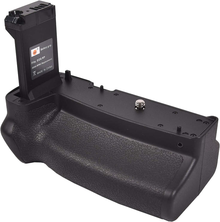 DSTE® Infrarot Fernbedienung Batterie Griff Kompatibel für Canon EOSRP Kamera + 2X Li-ion LP-E17 Bat