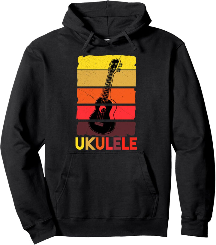 Retro Ukulele Hawaii Tropische Musik Geschenk Hemd Ukulele Pullover Hoodie