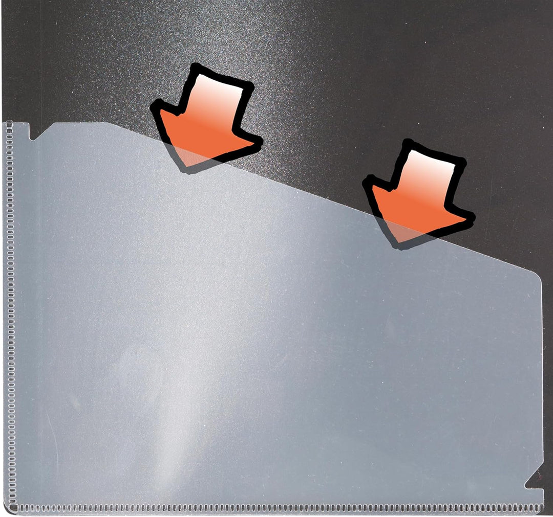 eco-eco A5 50% Recycelt 60 Taschen-Schwarz-Farbe Päsentationsdisplay Book (Packung mit 12) 60 Pocket