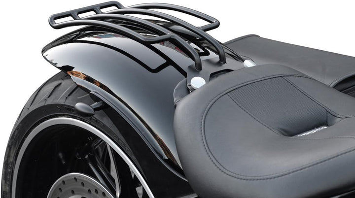 Gepäckträger für Softail Solositz für Cruiser passend für Harley Davidson Buffalo Bag.