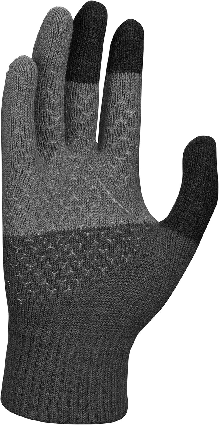 Nike Unisex – Erwachsene Knitted Tech And Grip Handschuhe L-XL Grau, L-XL Grau