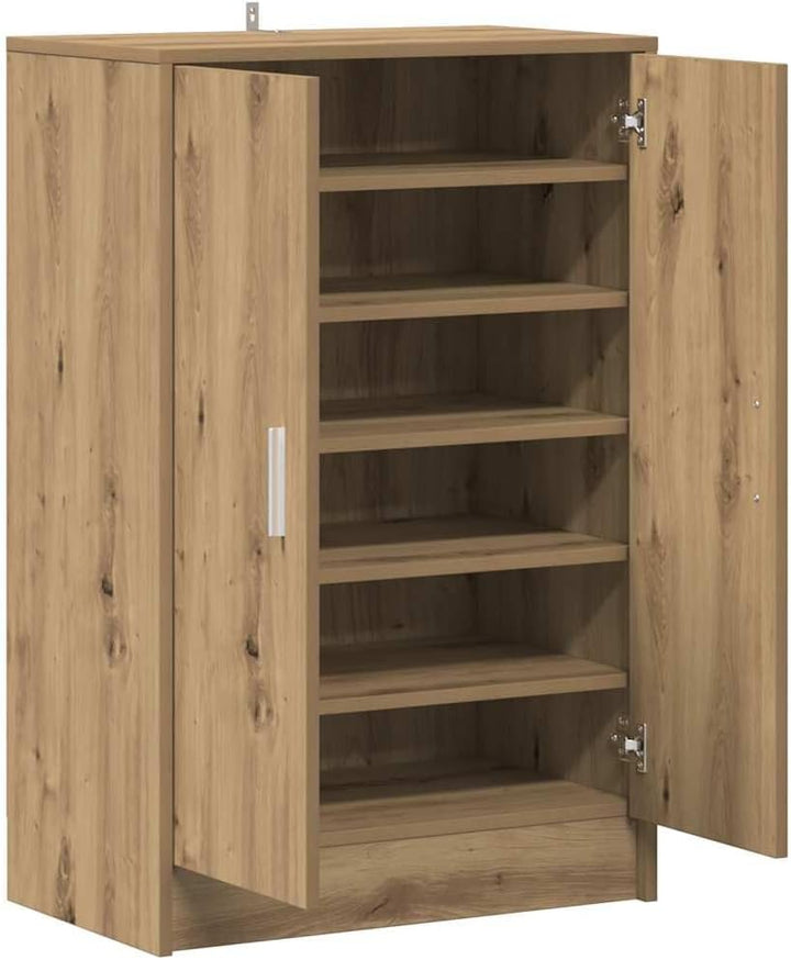 vidaXL Schuhschrank, Schuhregal mit Stauraum, Schuhkommode für Schlafzimmer Flur, Schuhaufbewahrung
