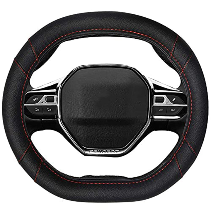 Mayco Bell Mikrofaser Leder Auto Lenkradbezug Fit für Peugeot 3008 206 207 208 2016-2019 508 208 201