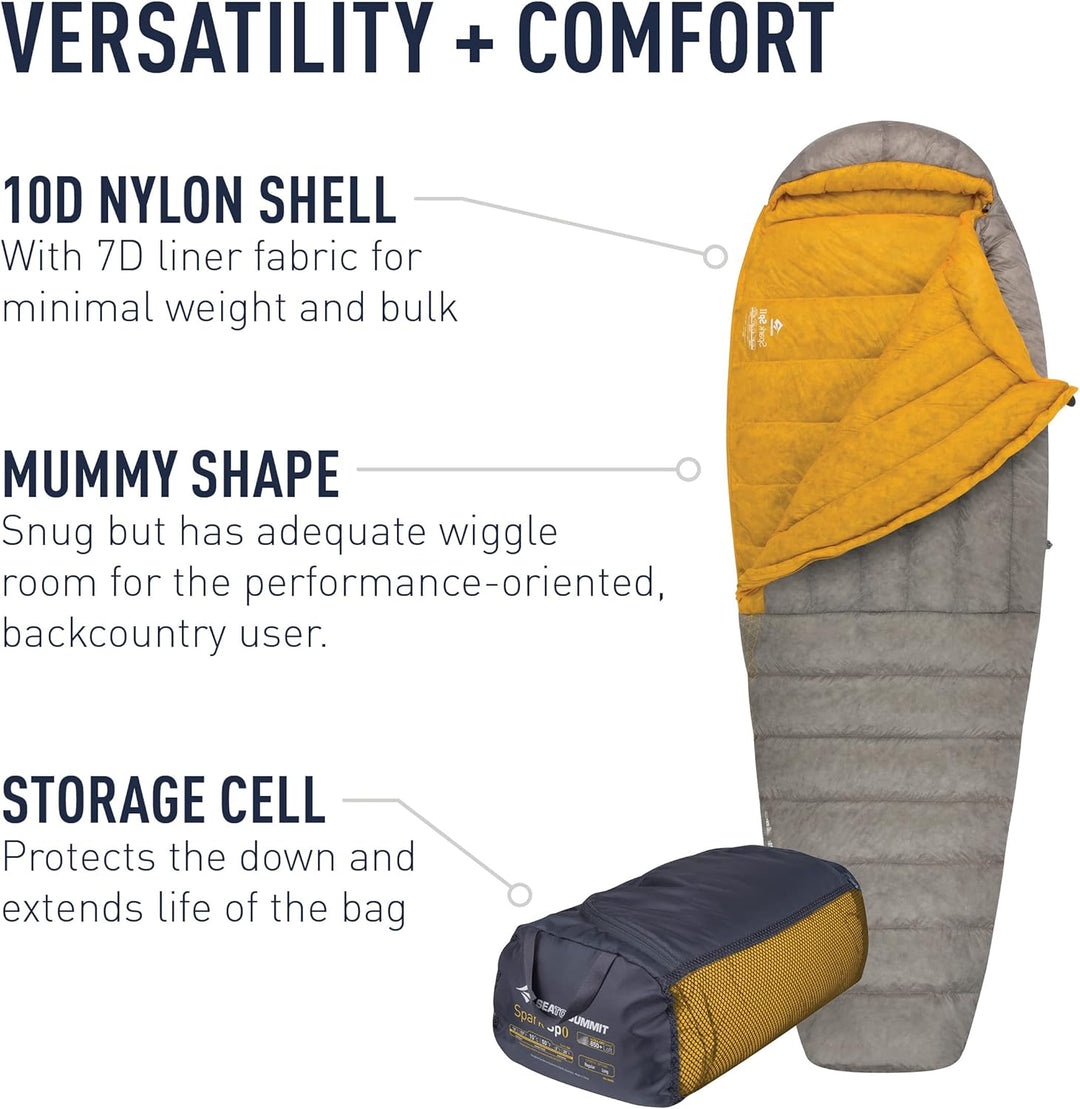 Sea to Summit Spark SPII -2 Grad - Daunenschlafsack long Zip links, long Zip links