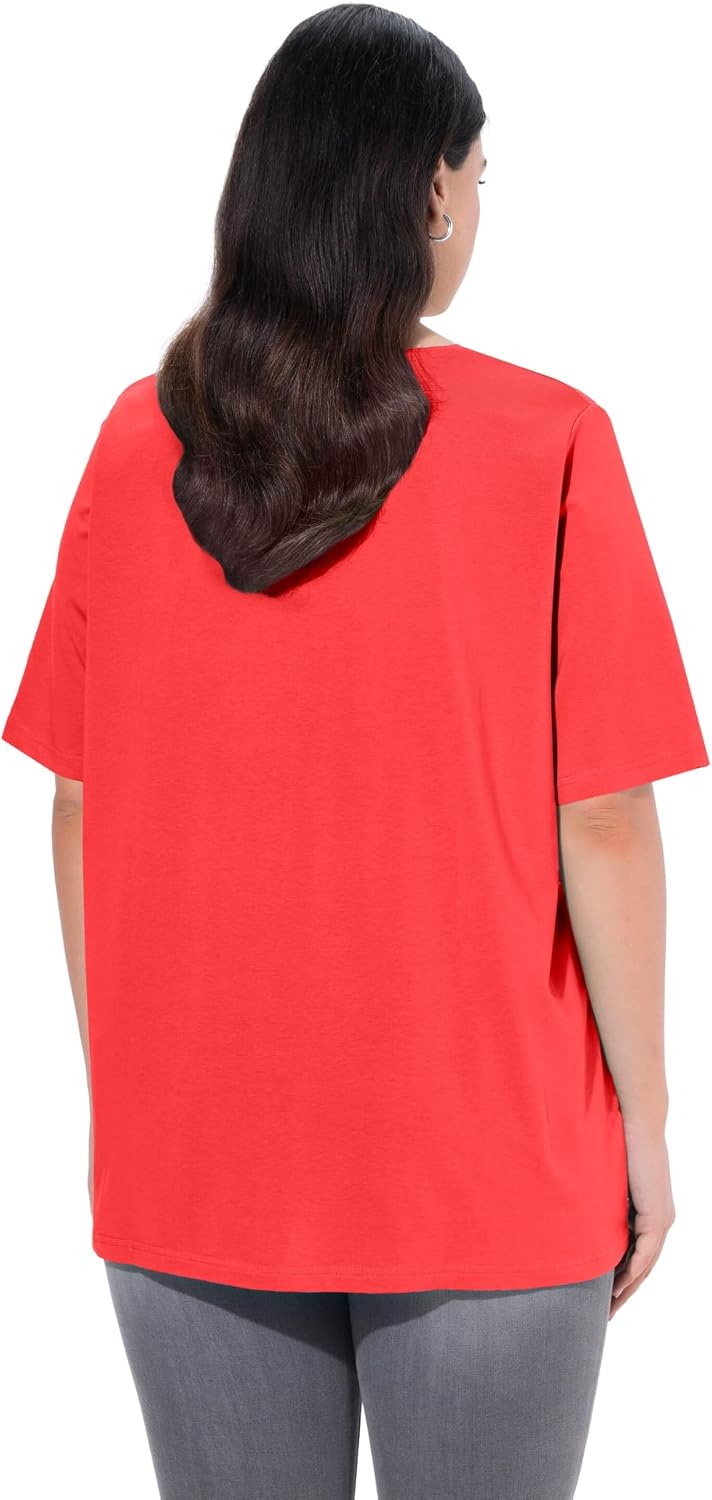 Ulla Popken Damen Slips, 5er-Pack Taillenslip Coralle 50-52, Coralle 50-52