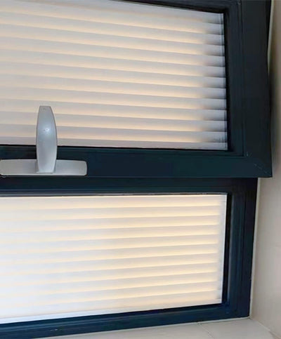 Cinbee Fensterfolie Selbsthaftend Blickdicht 100x200 cm, Sichtschutzfolie Fenster Selbstklebend, 3D