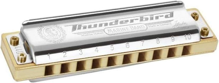 Hohner M2011BXL-C Marine Band Thunderbird Diatonic Harmonica, Key of LC, C