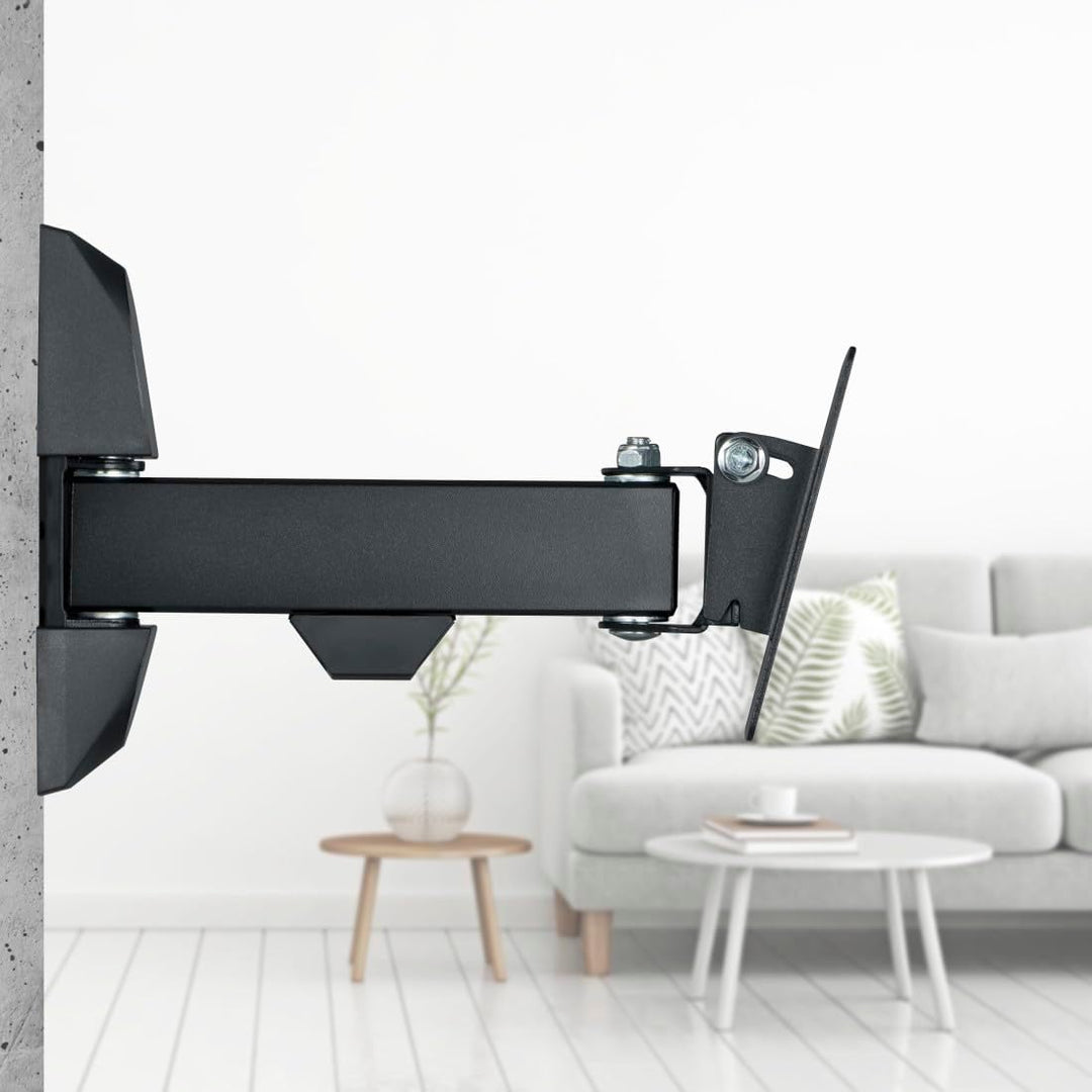 Hama TV Wandhalterung schwenkbar, neigbar (TV Wandhalterung 10-26 Zoll, VESA 75x75 bis VESA 100x100,