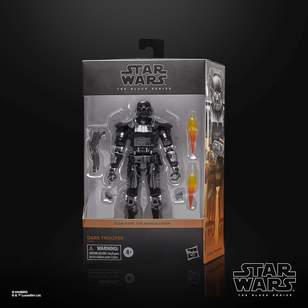 Star Wars The Black Series Dark Trooper 15 cm grosse Action-Figur The Mandalorian, für Kinder ab 4 J