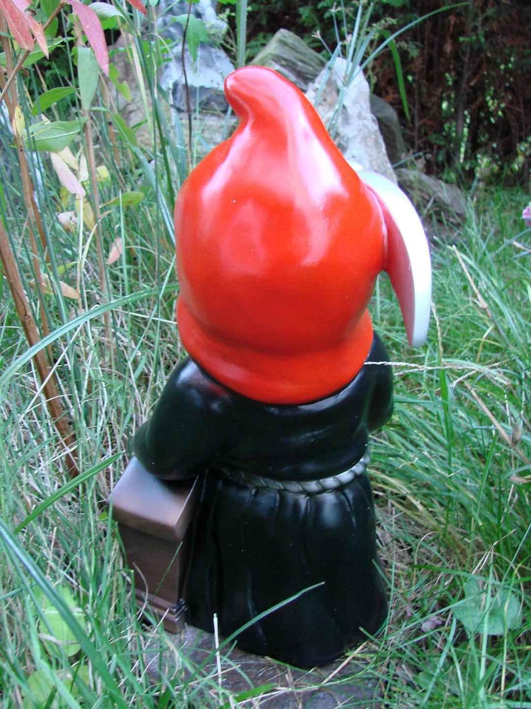 Gartenzwerg Sensenmann Reaper aus bruchfestem PVC Zwerg Made in Germany Figur