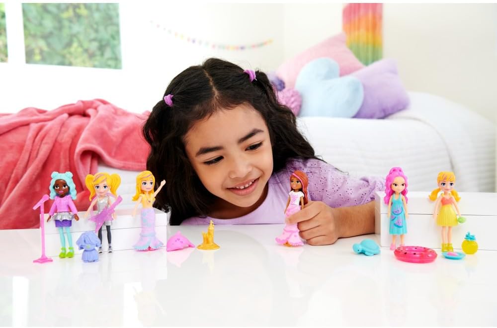 Polly Pocket and Friends Verschiedene Modeaccessoires Spielsets HNF51-HKV96