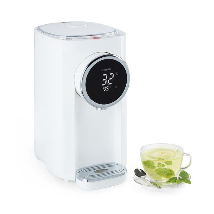 Klarstein Hot Spring Plus Heisswasserspender, Wassertank: 5 Liter, grosses LCD-Display, Temperaturen