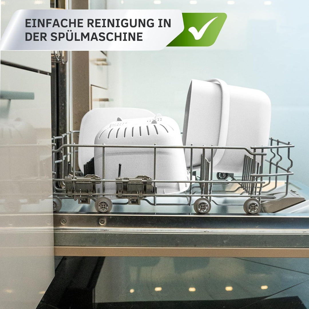 YourCasa® Biomülleimer Küche - 7L - Komposteimer Küche für alltäglichen Biomüll Behälter - Spülmasch