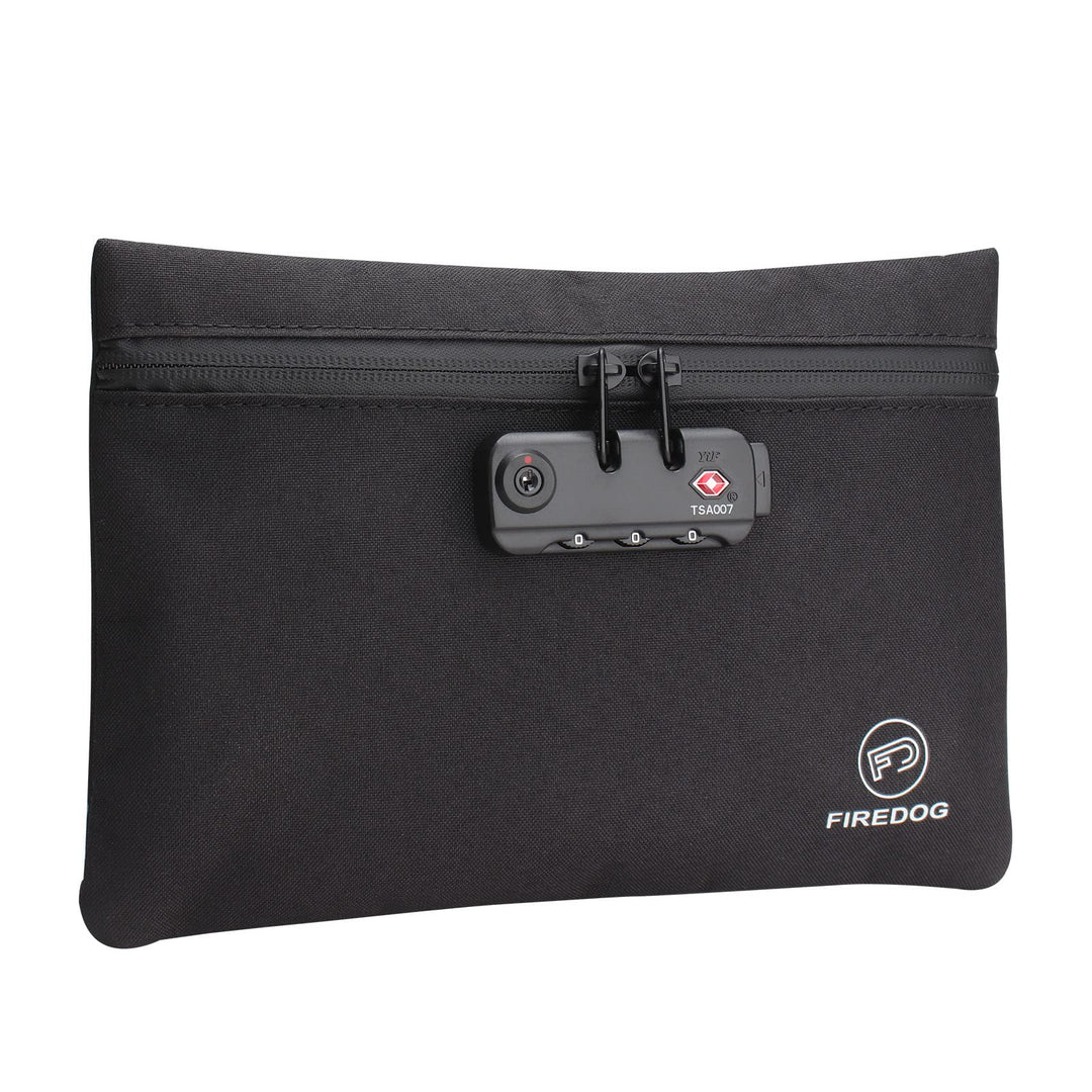Firedog Geruchsdichte Tasche mit Schloss, 15,2 x 22,9 cm, geruchsdichte Tasche für Reiseaufbewahrung