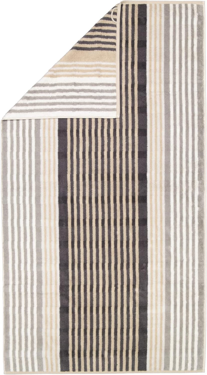 CAWÖ Home Handtücher Noblesse Harmony Streifen 1085 Natur - 37 Duschtuch 80x160 cm, Duschtuch 80x160