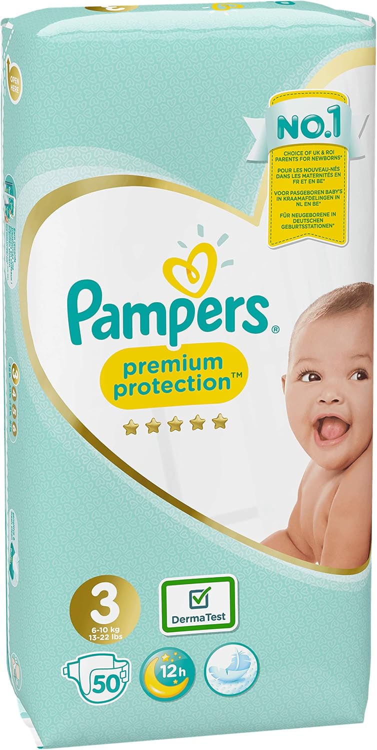 Pampers - New Baby - Windeln Grösse 3 (6-10/5-9 kg) - Giant Pack - Set von 2 (100 Schichten)