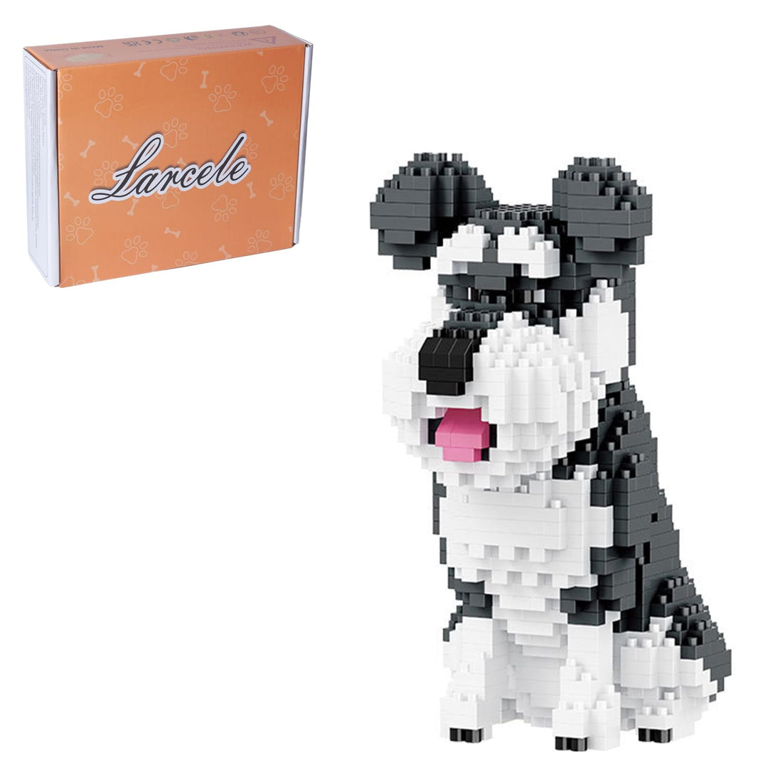 Larcele 934 Stücke Mikro Bausteine Spielzeug Kit, Mini Tier Bricks Bauen Bauklötze Satz KLJM-05(Schn