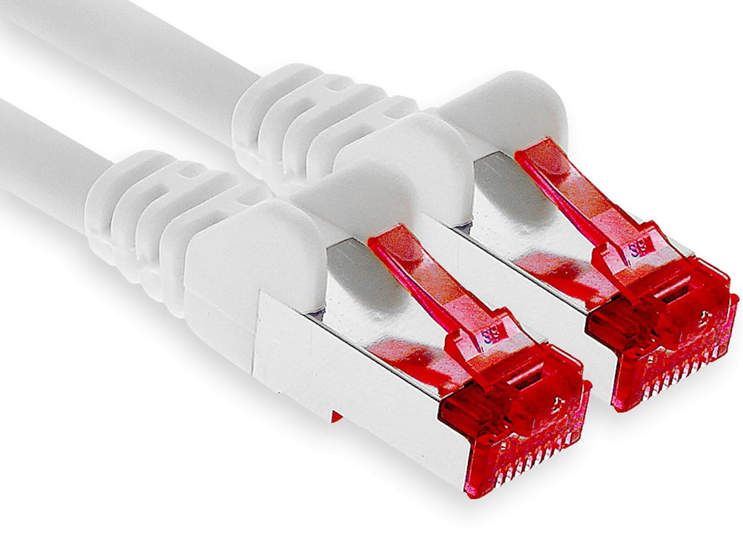 1aTTack.de - 1x 50m CAT6 Patchkabel S/FTP PIMF Schirmung CAT.6 RJ45 Netzwerkkabel Ethernetkabel DSL