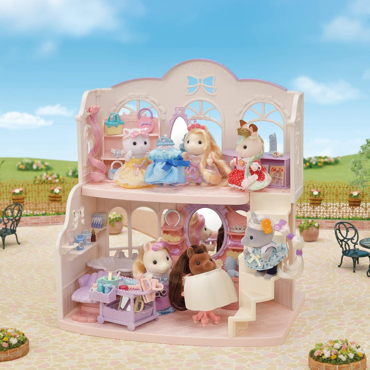 Sylvanian Families 5643 Pony Friseursalon mit Figur - Puppenhaus Spielset, einzelverpackt, 26 x 28.5