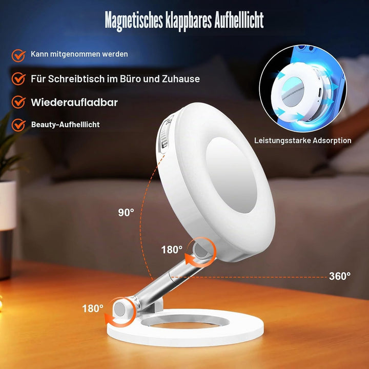 OneNine Magnetisches Selfie-Licht, 3-in-1 Magnetische Handy Füllen Ringlicht, LED Magnetisches Fülll