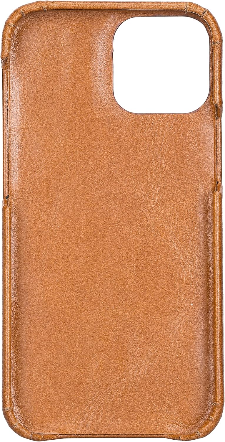 Solo Pelle Lederhülle kompatibel für iPhone 13 Mini in 5.4 Zoll abnehmbare Hülle (2in1) inkl. Karten