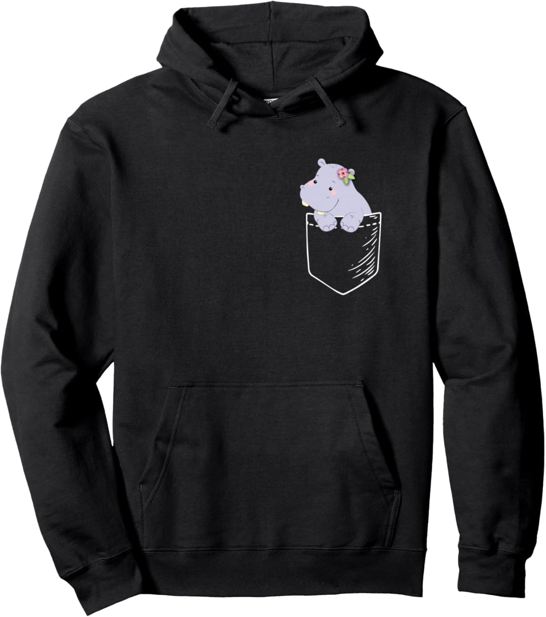 Hippo Pullover Hoodie