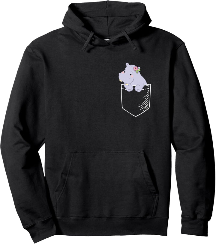 Hippo Pullover Hoodie