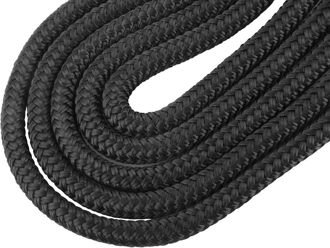 FreeTec 4 TLG Bootsseil Boot Fenderleine Nylon Dockline Festmacherleine Fenderseil mit Auge 16mm Dur