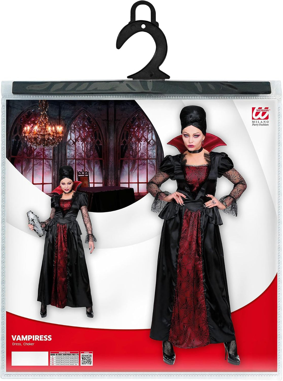 "VAMPIRESS" (dress, choker) - (M), M
