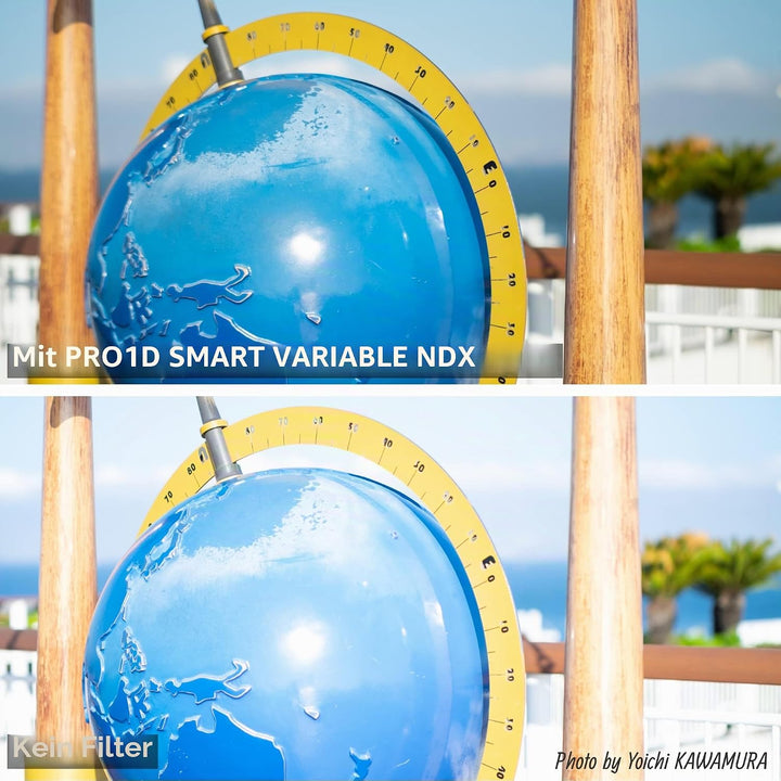 Kenko Variabler Graufilter PRO1D SMART Variable NDX ND3-450 67mm, für Videoaufnahmen, Einstellung de