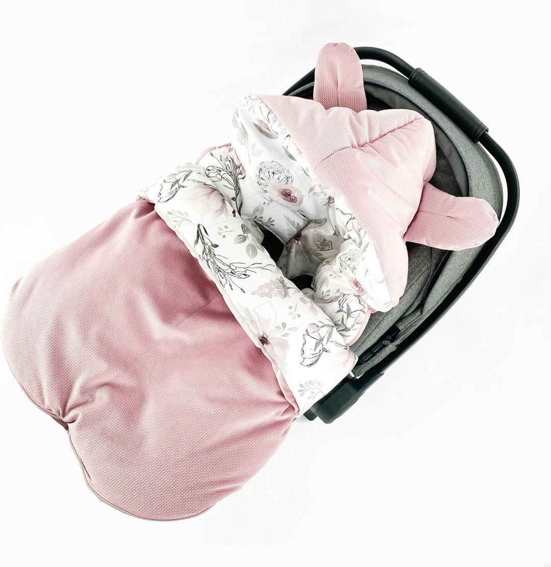 Baby Fusssack für Babyschale leicht dünn ganzjährig Übergang Frühling, Babyfusssack Übergang Frühlin